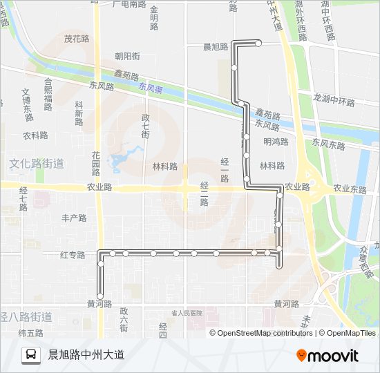 公交S107路的线路图