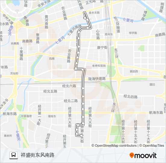 公交S167路的线路图