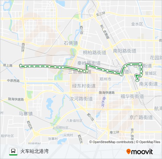 公交34路的线路图
