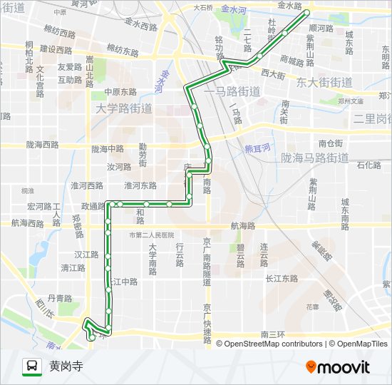 公交57路的线路图