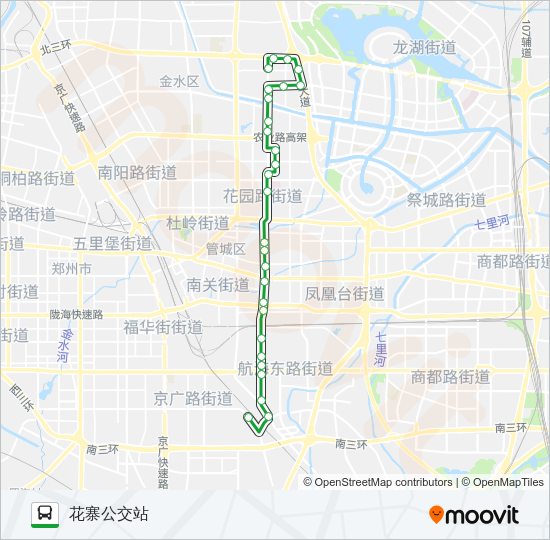 公交80路的线路图