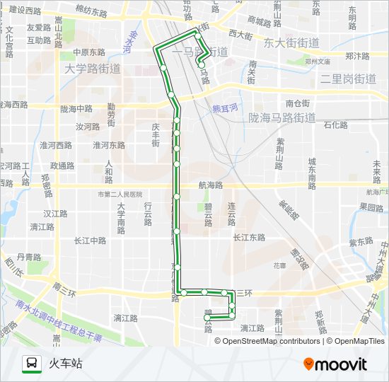 公交81路的线路图