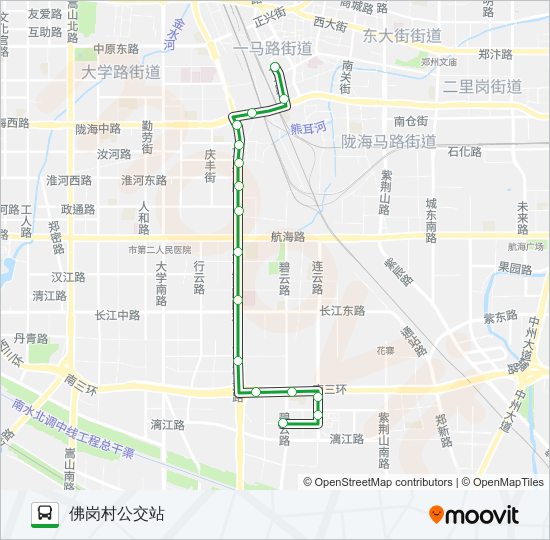 公交81路的线路图