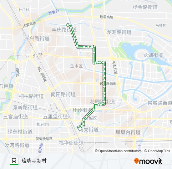 公交98路的线路图