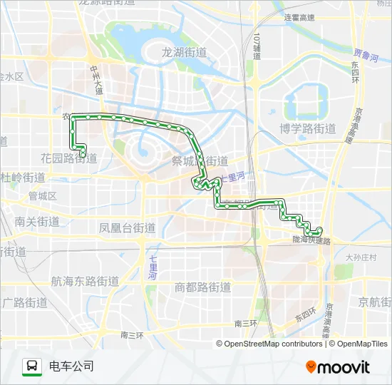 158路 Bus Line Map