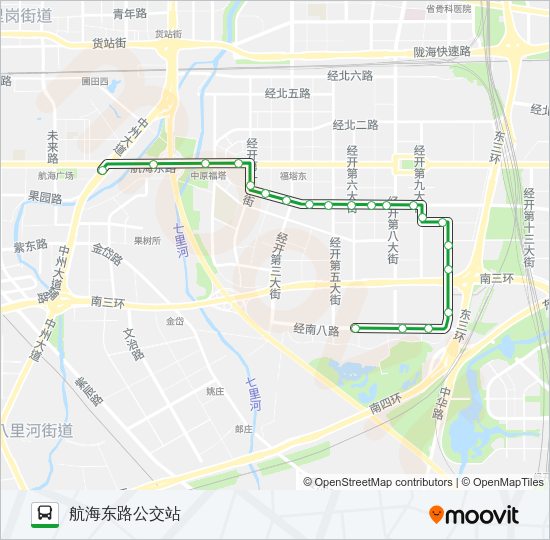 公交168路的线路图