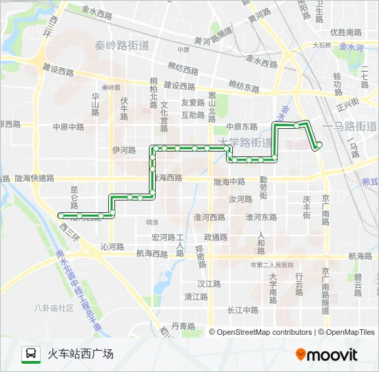 201路 Bus Line Map