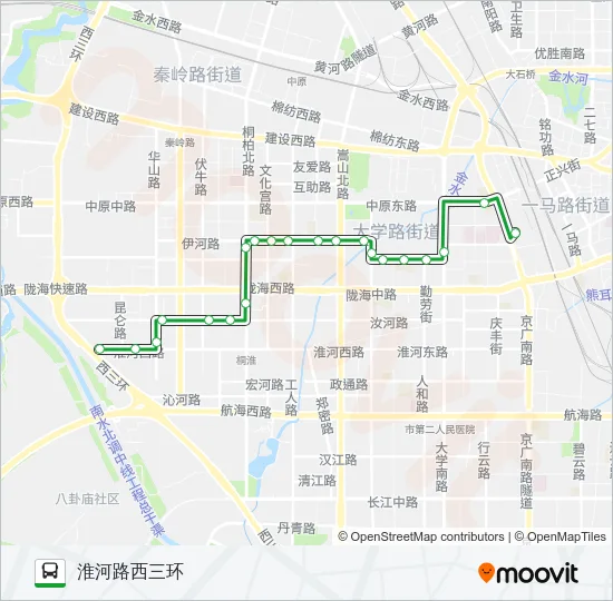 201路 Bus Line Map