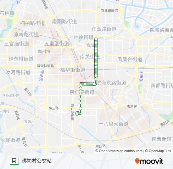公交269路的线路图