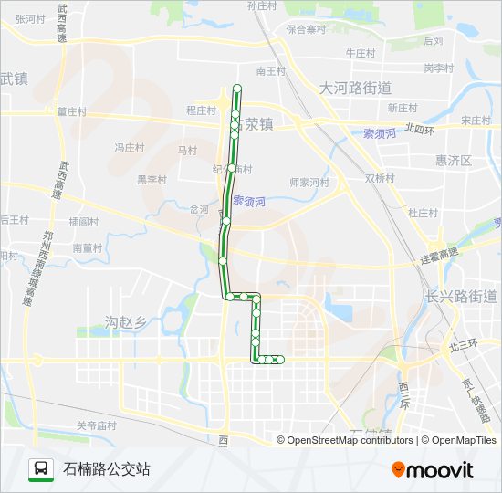 公交271路的线路图