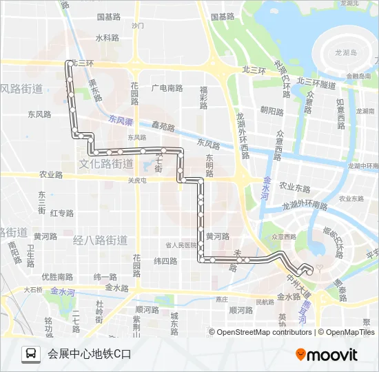 公交S106路的线路图
