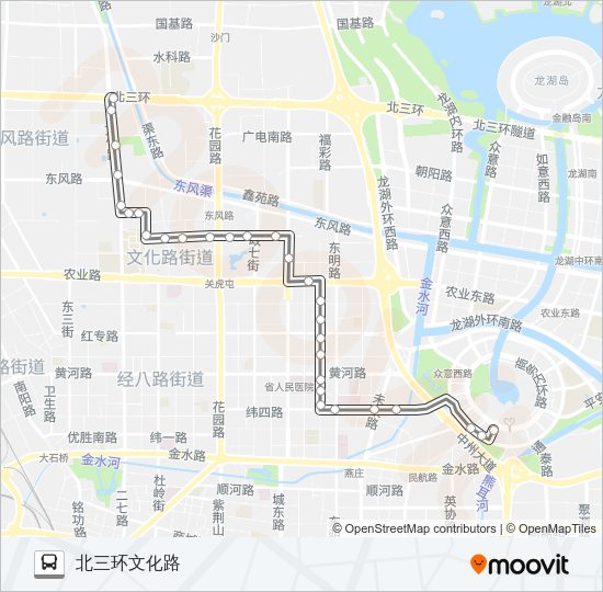 公交S106路的线路图