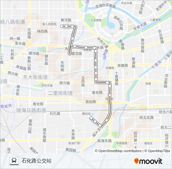 公交S126路的线路图