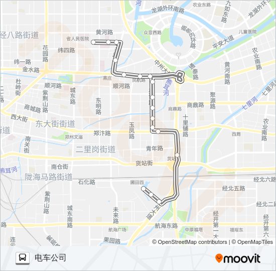 公交S126路的线路图