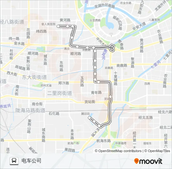 S126路 Bus Line Map