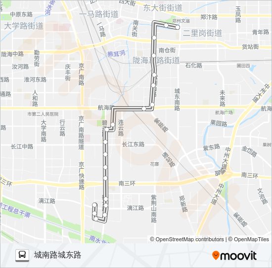 公交S162路的线路图