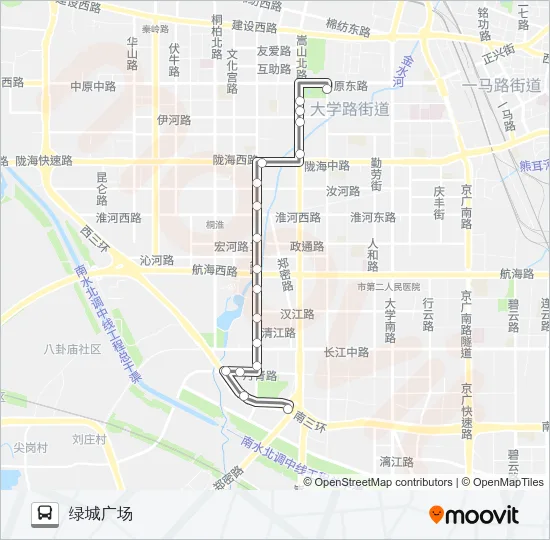 公交S123路的线路图