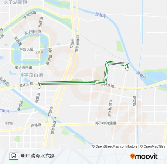 公交312区间路的线路图