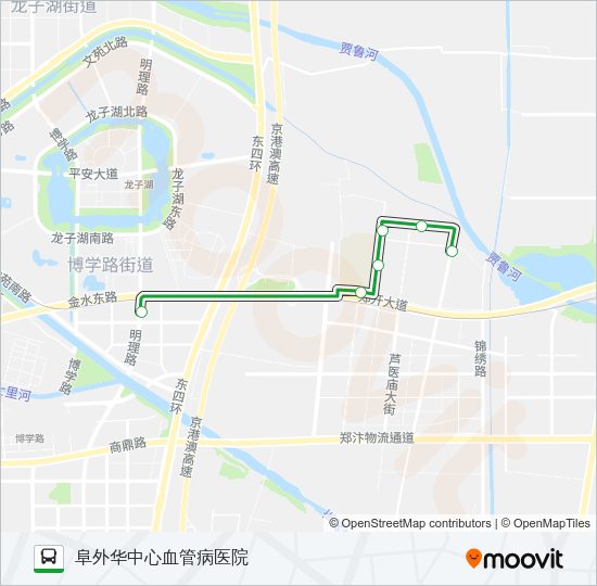公交312区间路的线路图