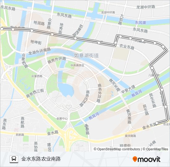 公交S131路的线路图