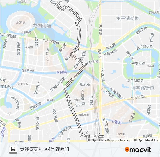 公交S132路的线路图