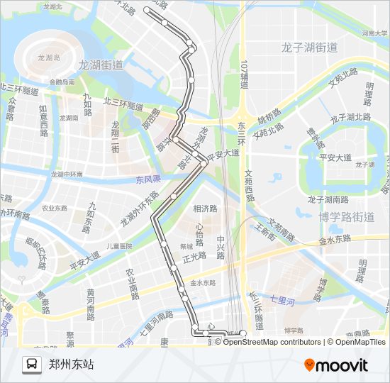公交S132路的线路图