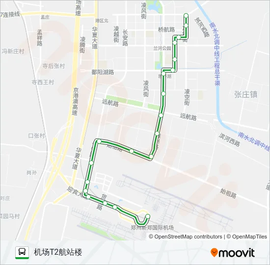 公交Y636路的线路图