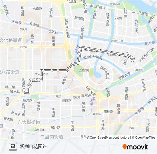 公交S128路的线路图