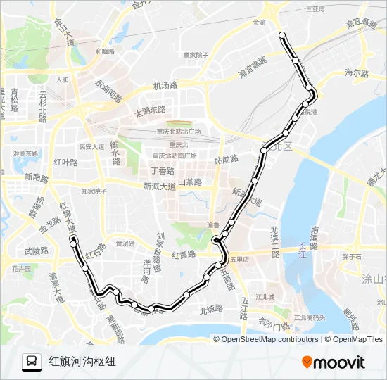 107路 Bus Line Map
