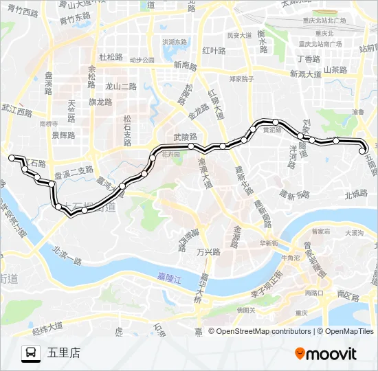 110路 Bus Line Map