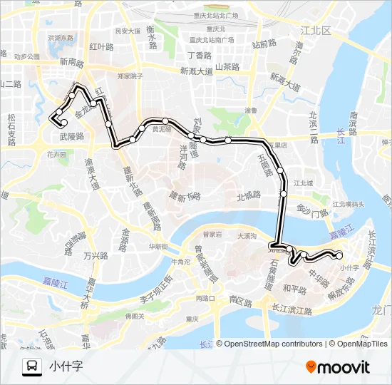 111路 Bus Line Map