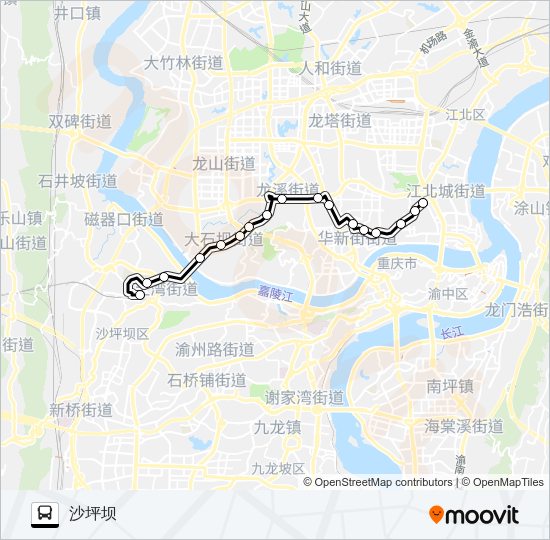 公交113路的线路图