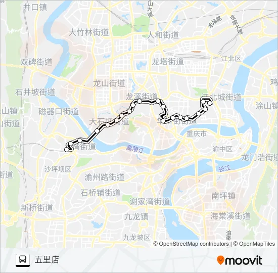 113路 Bus Line Map
