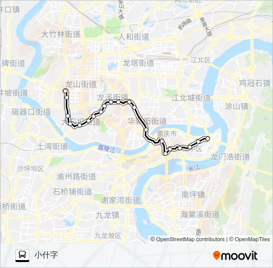 114路 Bus Line Map