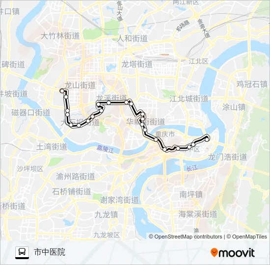 114路 Bus Line Map