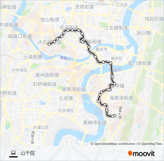 115路 Bus Line Map