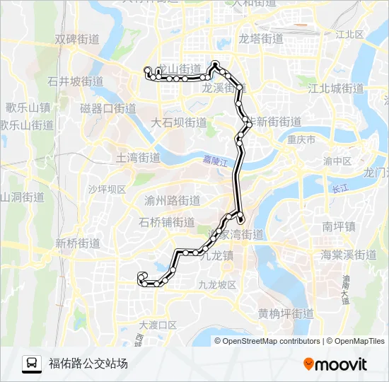 117路 Bus Line Map