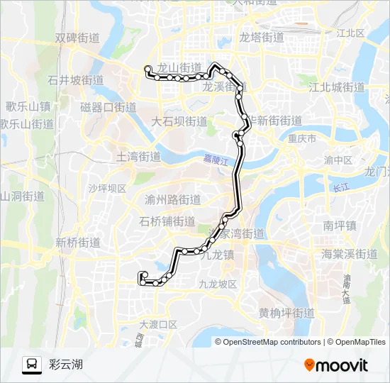 117路 Bus Line Map