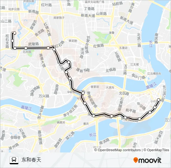 120路 Bus Line Map