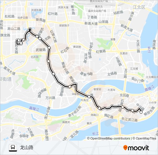 124路 Bus Line Map