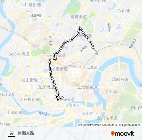 126路 Bus Line Map