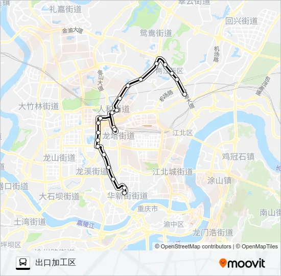 126路 Bus Line Map