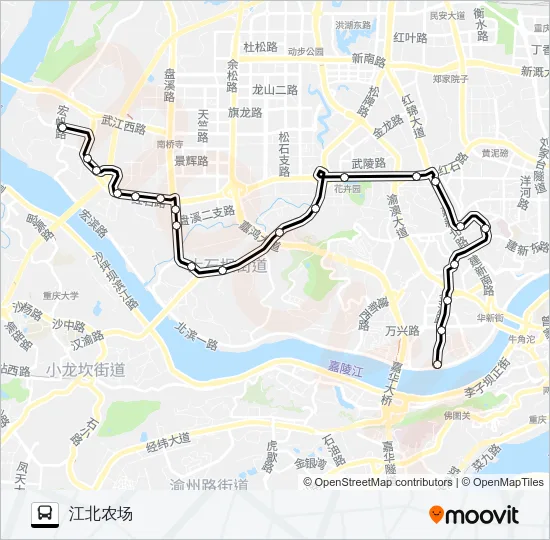 127路 Bus Line Map