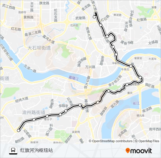 128路 Bus Line Map