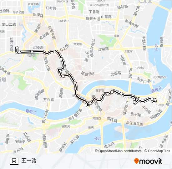 132路 Bus Line Map