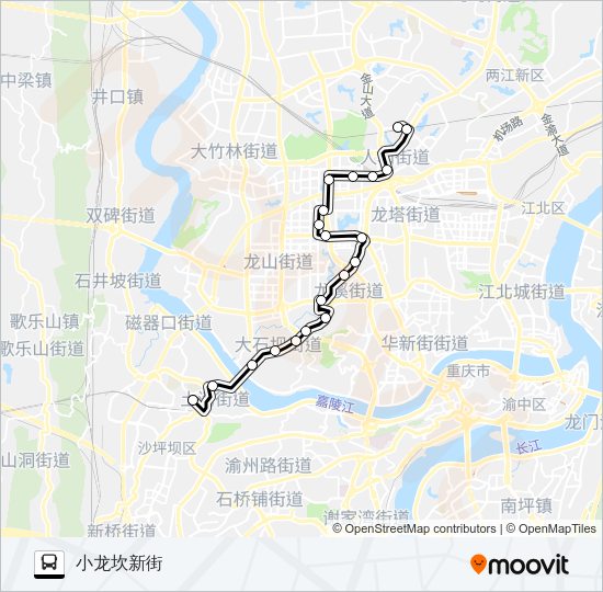 公交133路的线路图