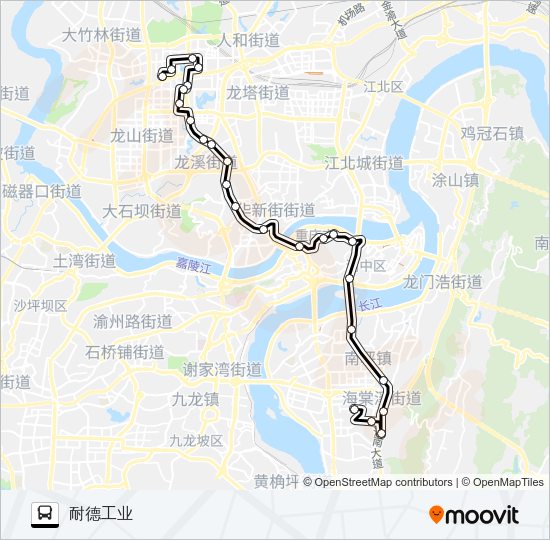 公交145路的线路图