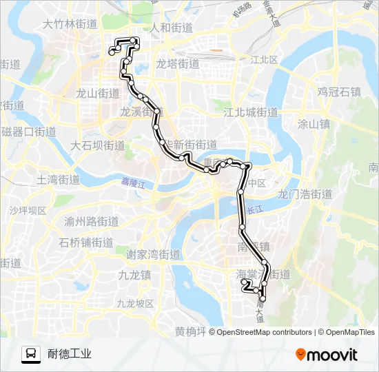 145路 Bus Line Map