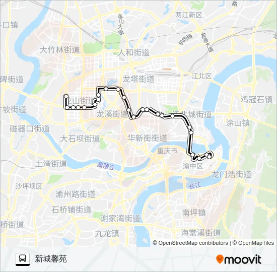 151路 Bus Line Map