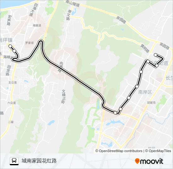 158路 Bus Line Map